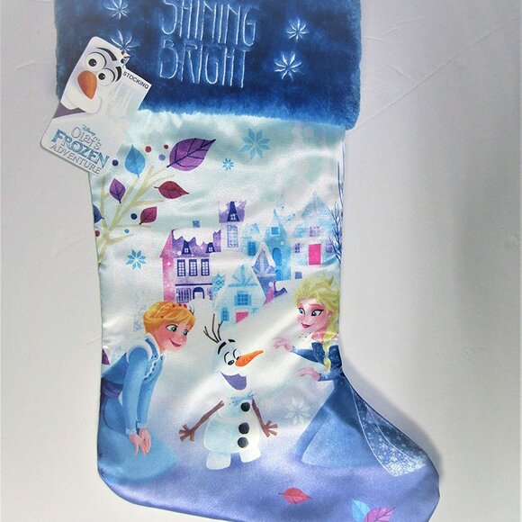 4 Disney Frozen Christmas Stockings 18" Licensed NEW - Picture 2 of 2